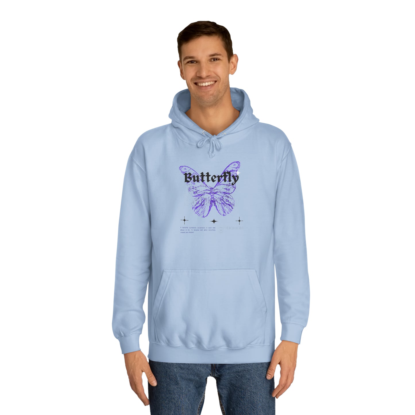 Unisex College Hoodie - Muy blue