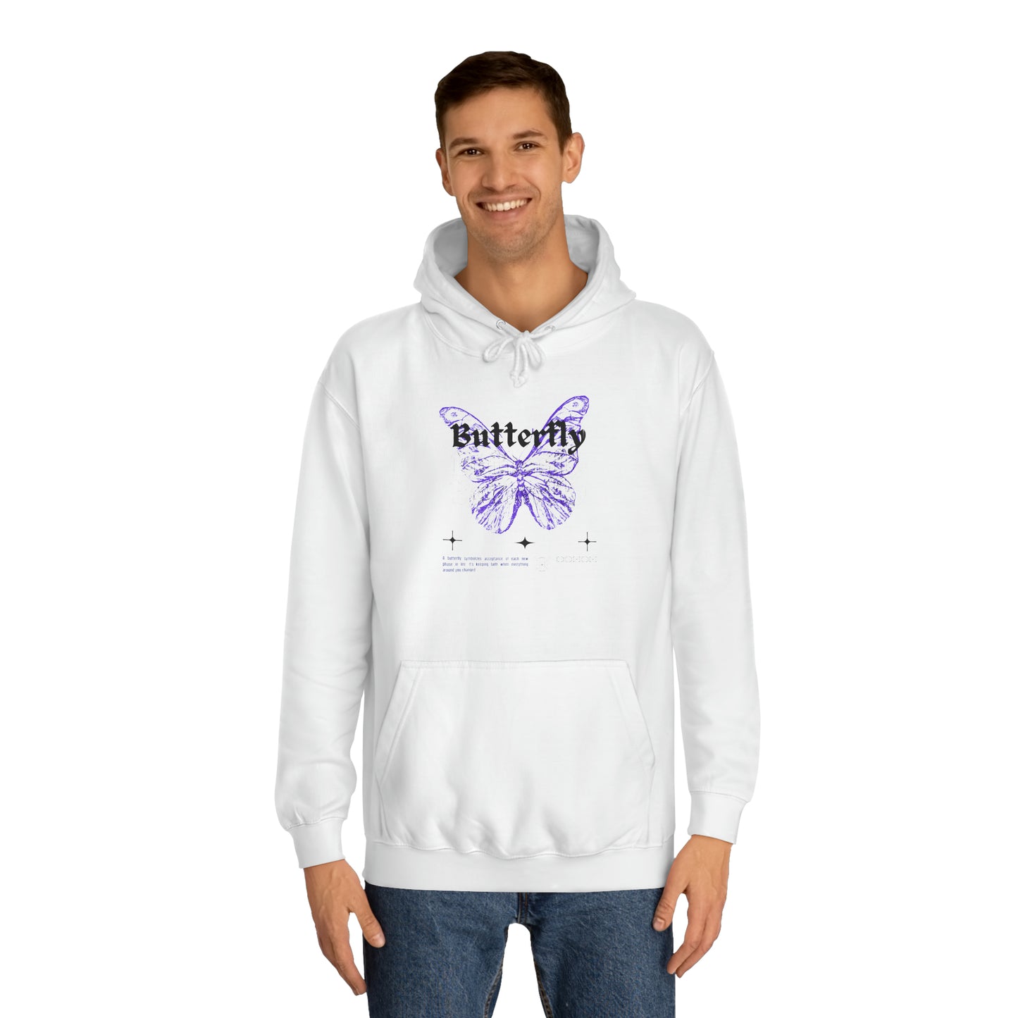 Unisex College Hoodie - Muy blue