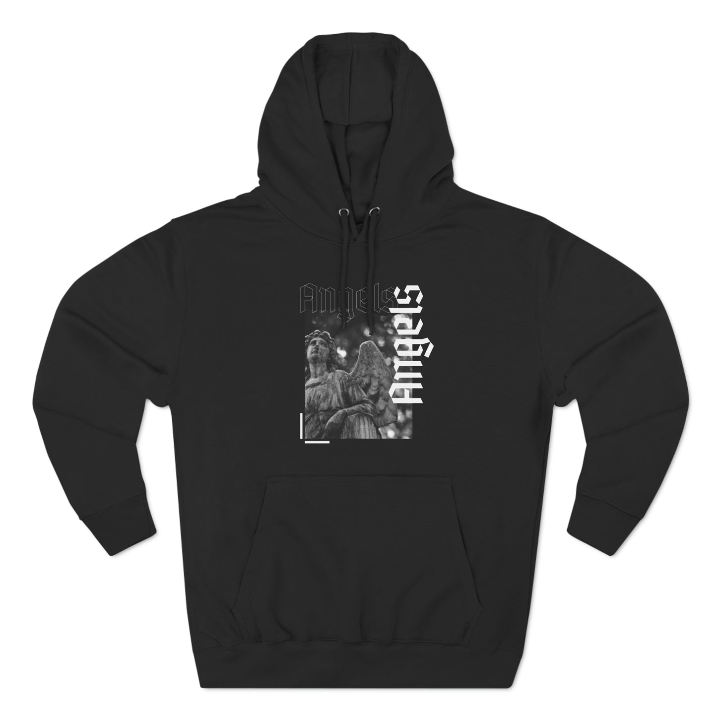 Three-Panel Fleece Hoodie - Muy blue
