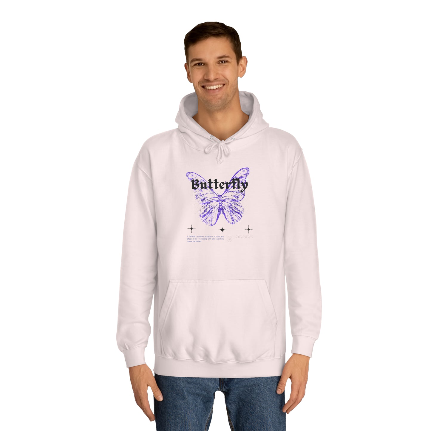 Unisex College Hoodie - Muy blue