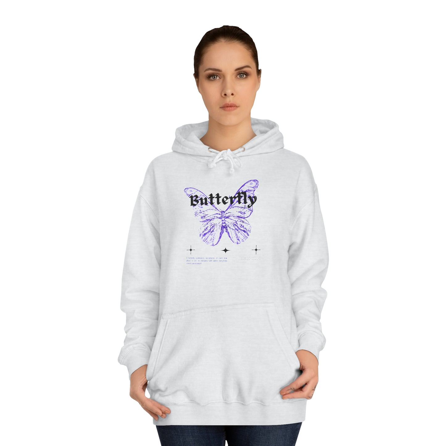 Unisex College Hoodie - Muy blue