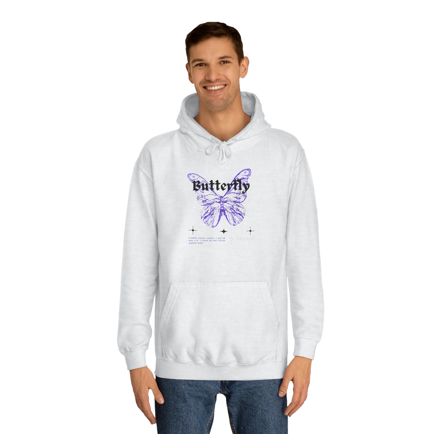 Unisex College Hoodie - Muy blue