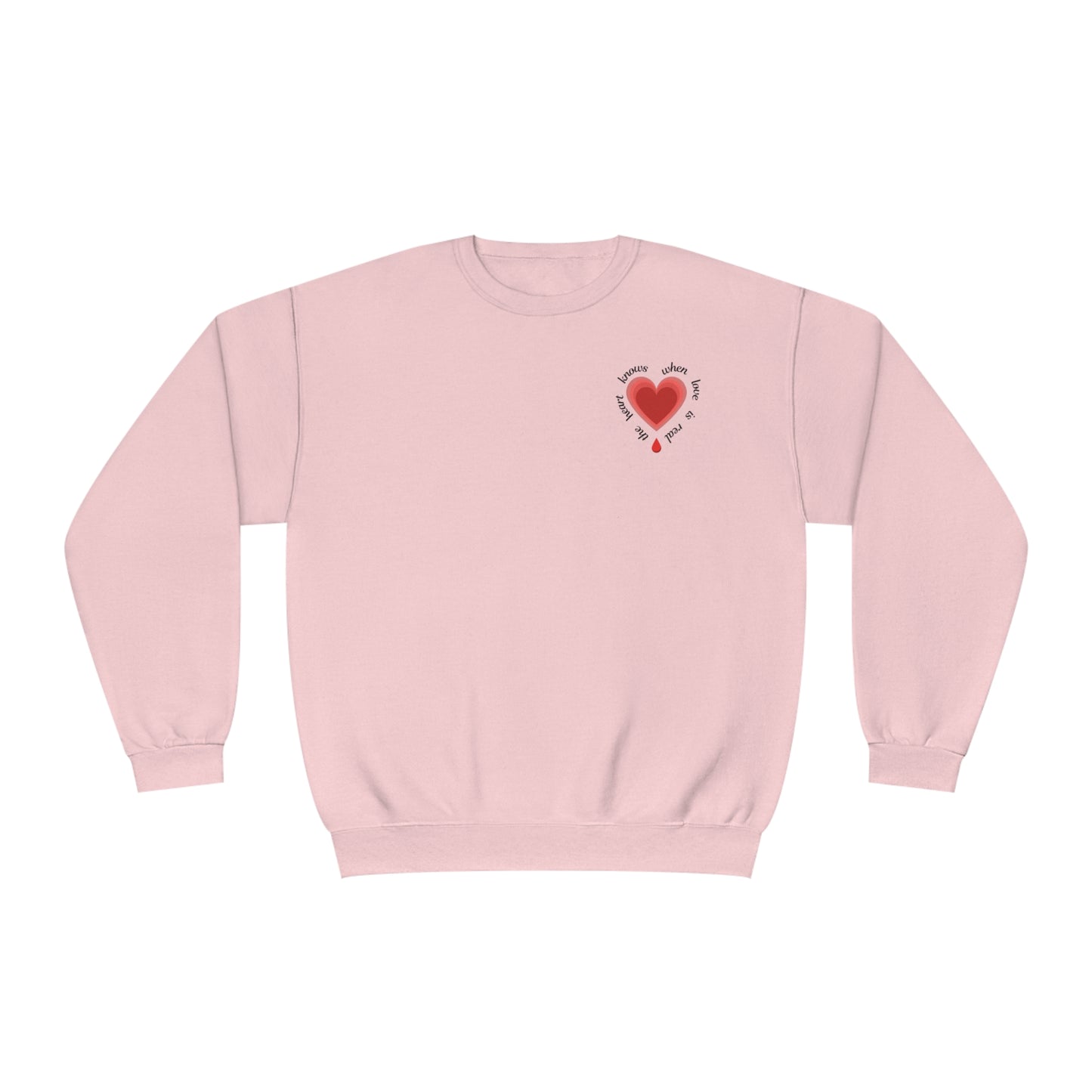Heart - Unisex NuBlend® Crewneck Sweatshirt - Muy blue