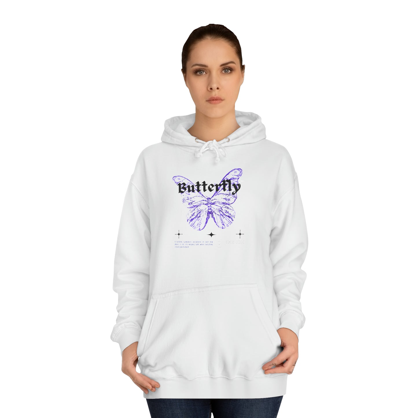 Unisex College Hoodie - Muy blue