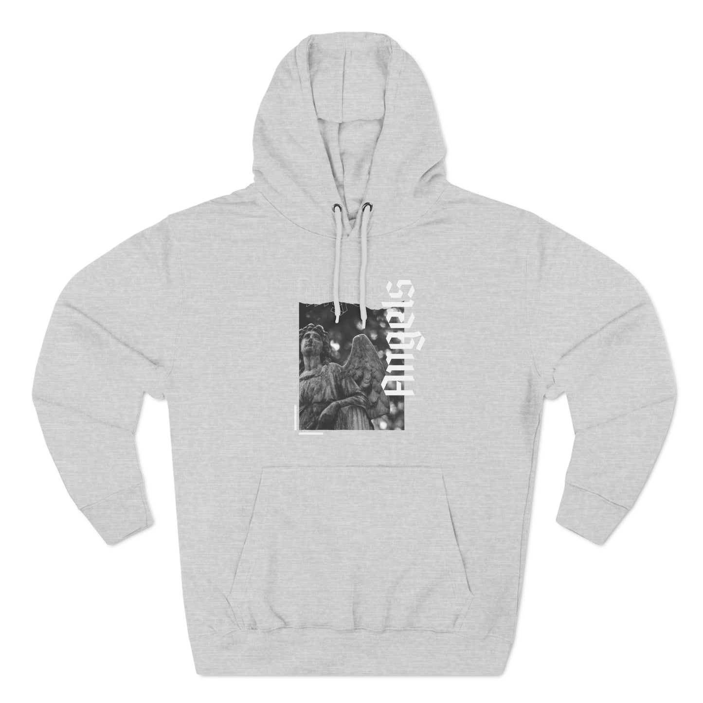 Three-Panel Fleece Hoodie - Muy blue