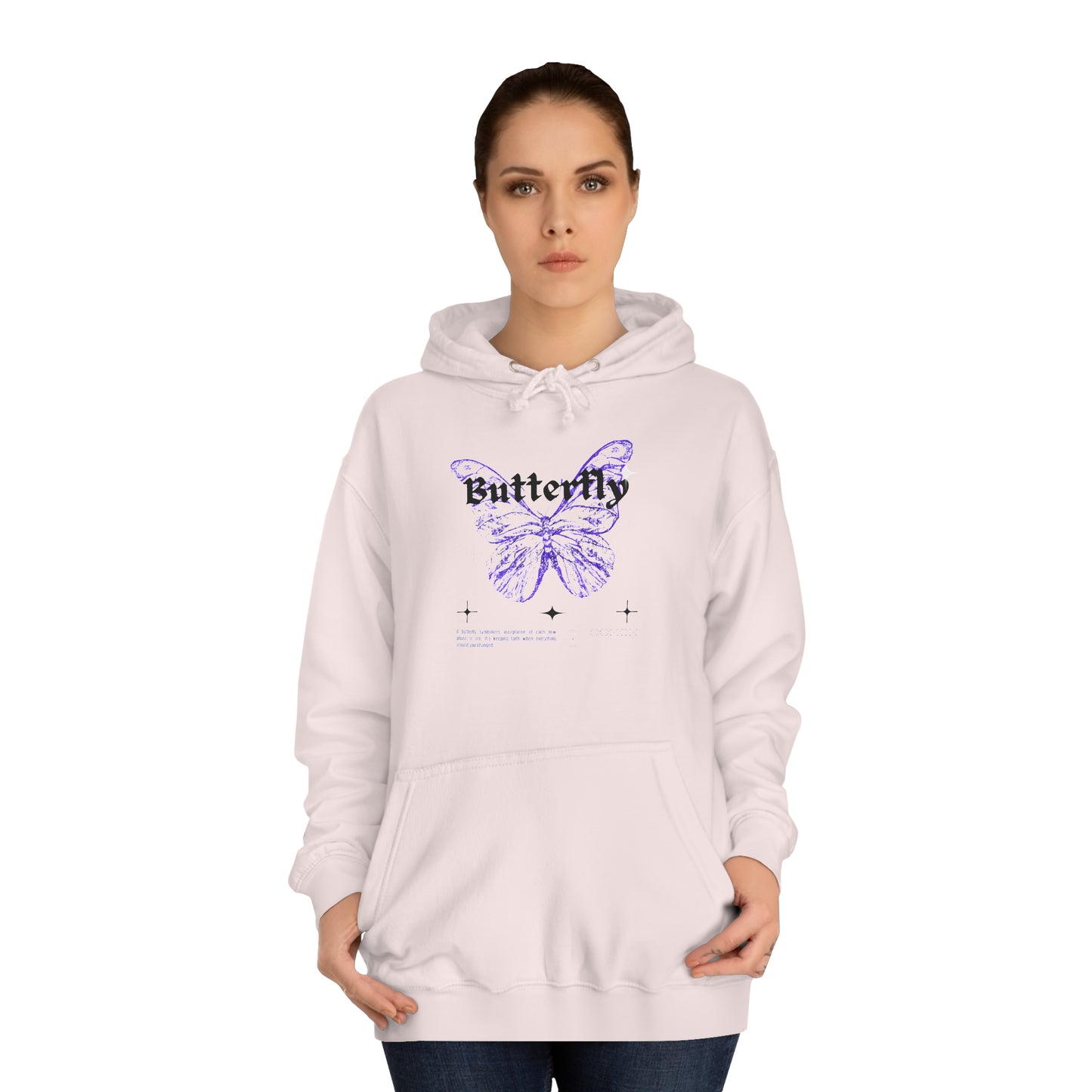 Unisex College Hoodie - Muy blue
