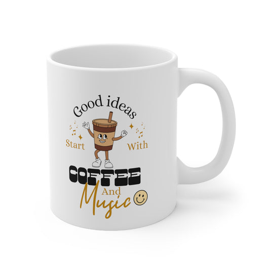 Ceramic Mug 11oz - Muy blue