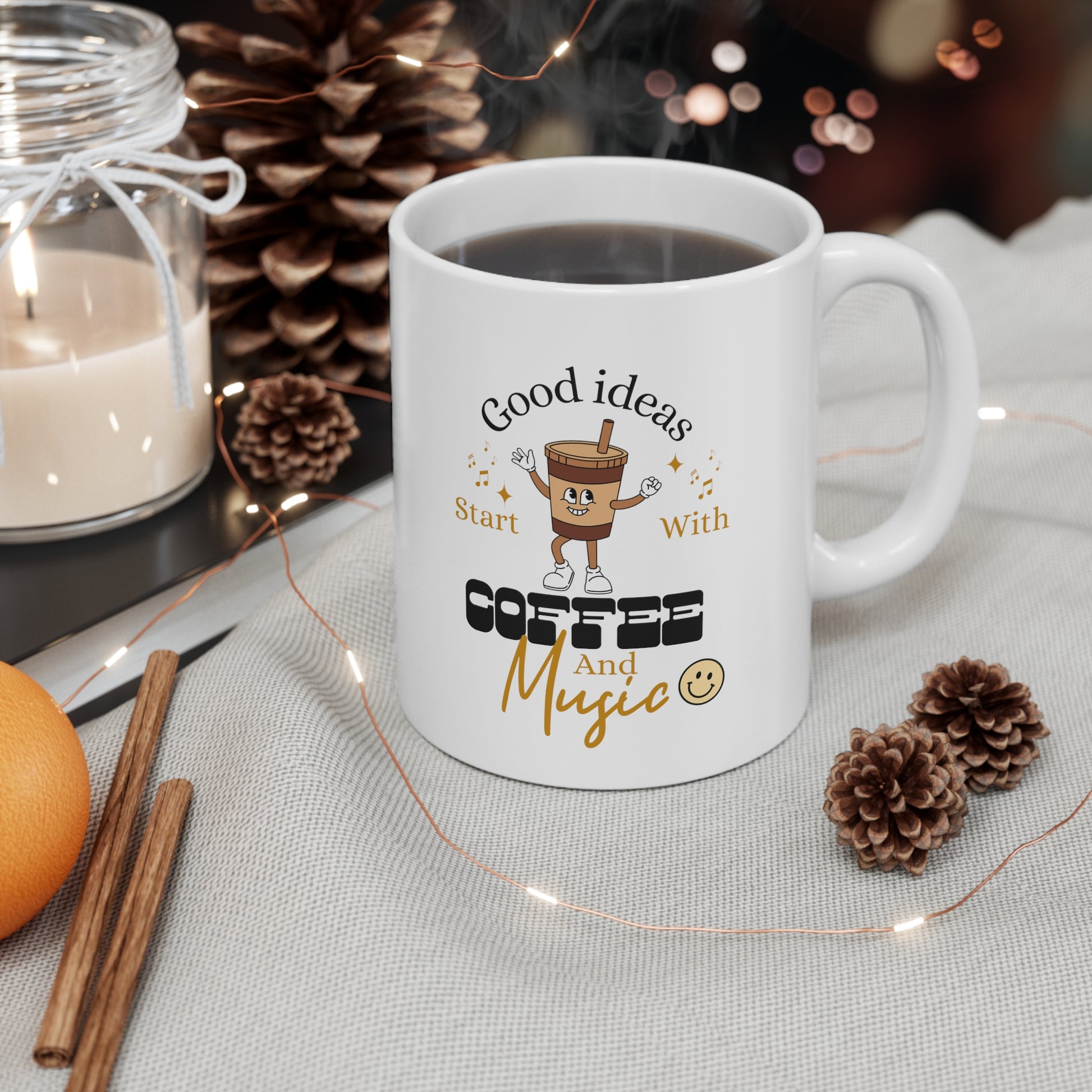 Ceramic Mug 11oz - Muy blue