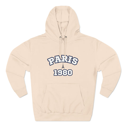 Three-Panel Fleece Hoodie - Muy blue