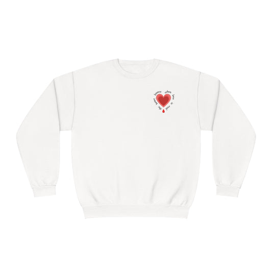 Heart - Unisex NuBlend® Crewneck Sweatshirt - Muy blue