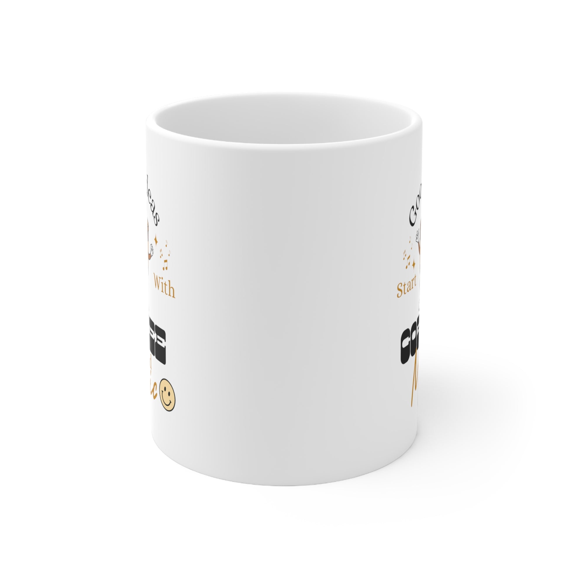 Ceramic Mug 11oz - Muy blue