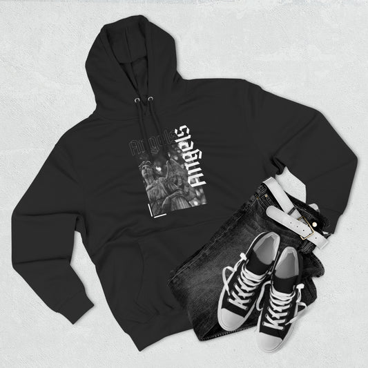 Three-Panel Fleece Hoodie - Muy blue