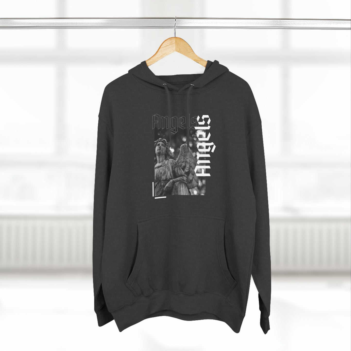 Three-Panel Fleece Hoodie - Muy blue